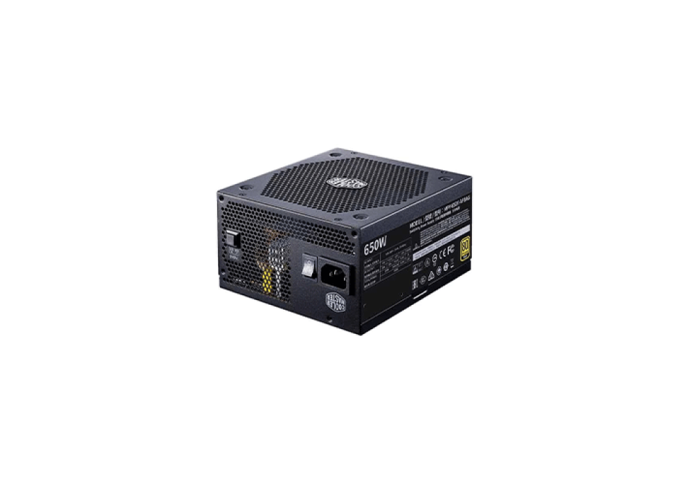 Cooler Master V650 GOLD 650W ATX Semi-Fanless Full-Modular Power Supply