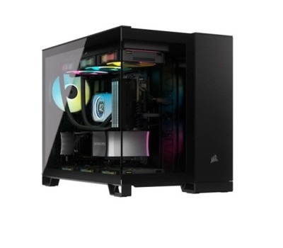 CORSAIR 2500X Mid-Tower Dual Chamber PC Case - Black