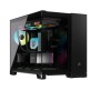 CORSAIR 2500X Mid-Tower Dual Chamber PC Case - Black