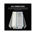 CORSAIR 2500X Mid-Tower Dual Chamber PC Case - White