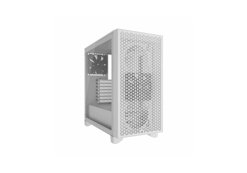 Corsair 3000D Airflow White Mid-Tower ATX Gaming Desktop Casing