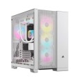 CORSAIR 6500D AIRFLOW Mid-Tower Dual Chamber PC Case - White