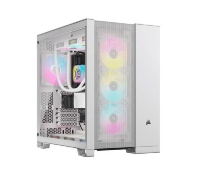 CORSAIR 6500D AIRFLOW Mid-Tower Dual Chamber PC Case - White