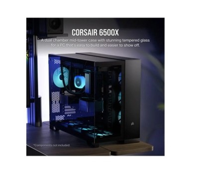 CORSAIR 6500X Mid-Tower Dual Chamber Black PC Case