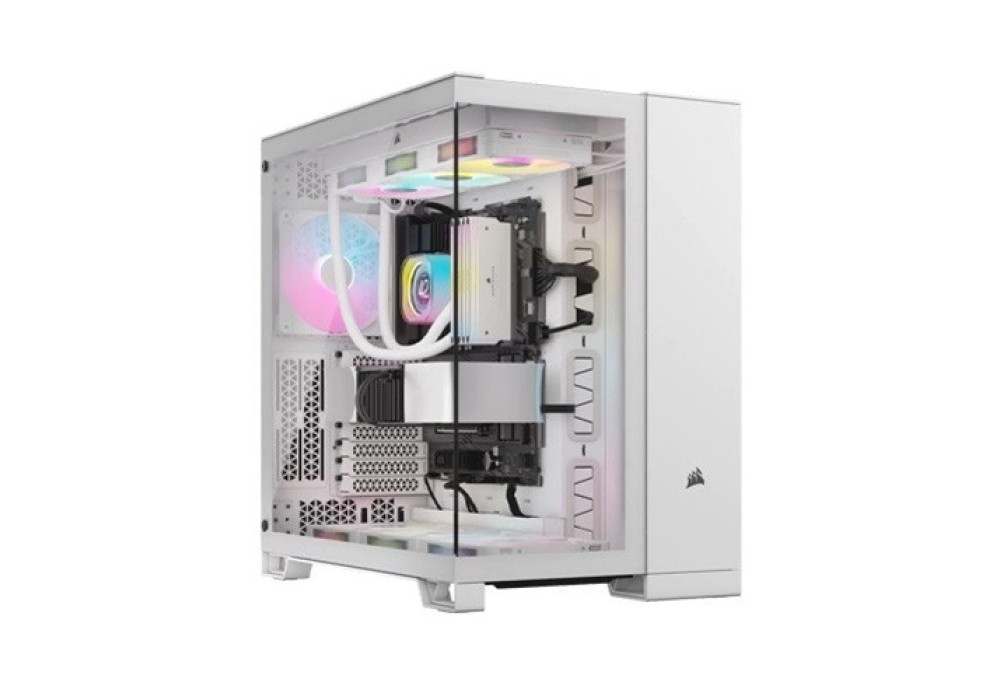 CORSAIR 6500X Mid-Tower Dual Chamber White PC Case