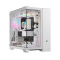 CORSAIR 6500X Mid-Tower Dual Chamber White PC Case