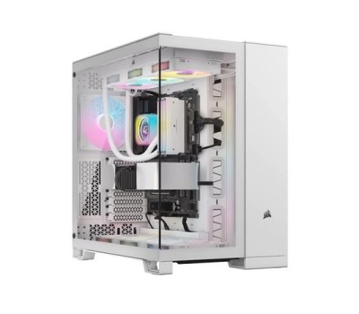 CORSAIR 6500X Mid-Tower Dual Chamber White PC Case