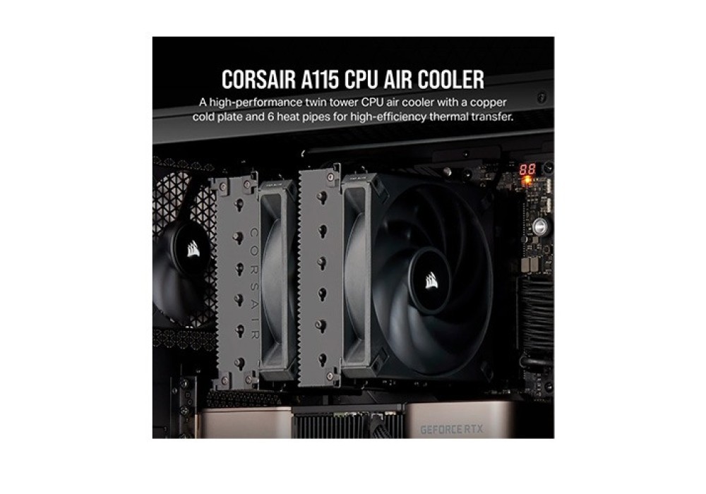 CORSAIR A115 Twin Tower CPU Air Cooler