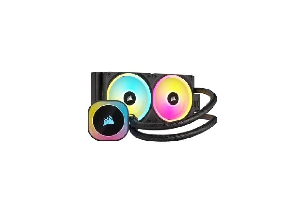 Corsair iCUE Link H100i RGB AIO Black Liquid CPU Cooler