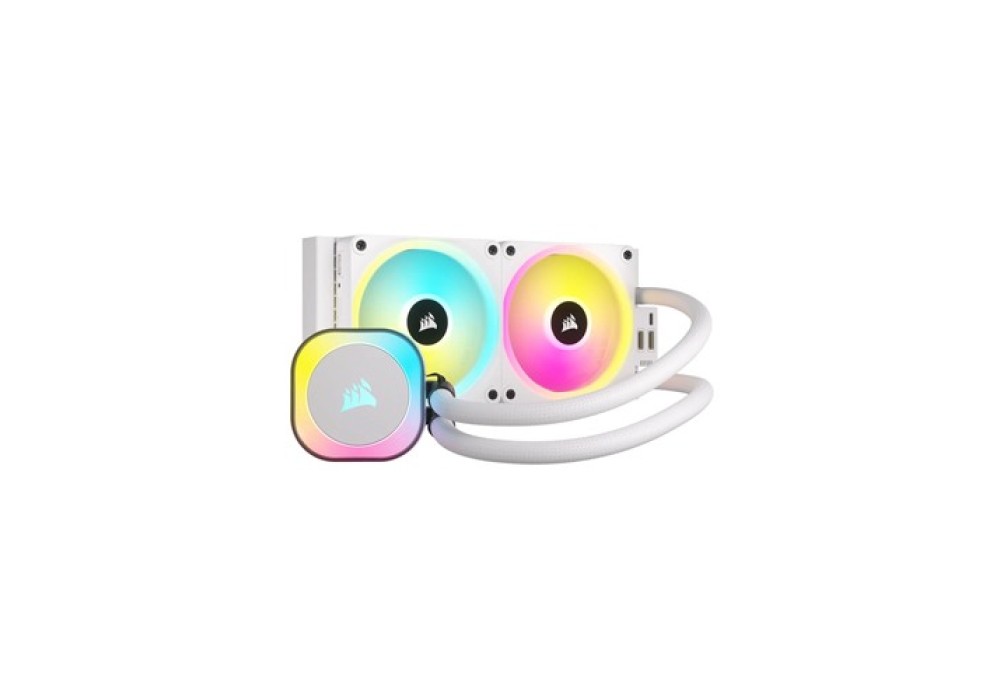 Corsair iCUE Link H100i RGB AIO White Liquid CPU Cooler