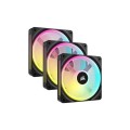 Corsair iCUE LINK QX120 RGB 120mm Black Case Fan with iCUE Link System Hub