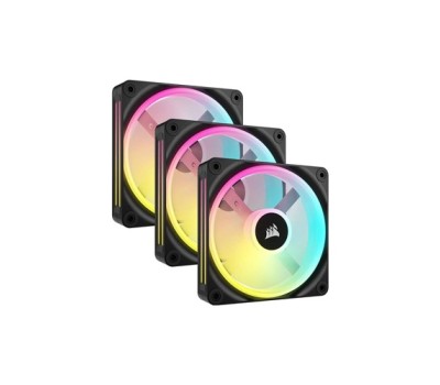Corsair iCUE LINK QX120 RGB 120mm Black Case Fan with iCUE Link System Hub