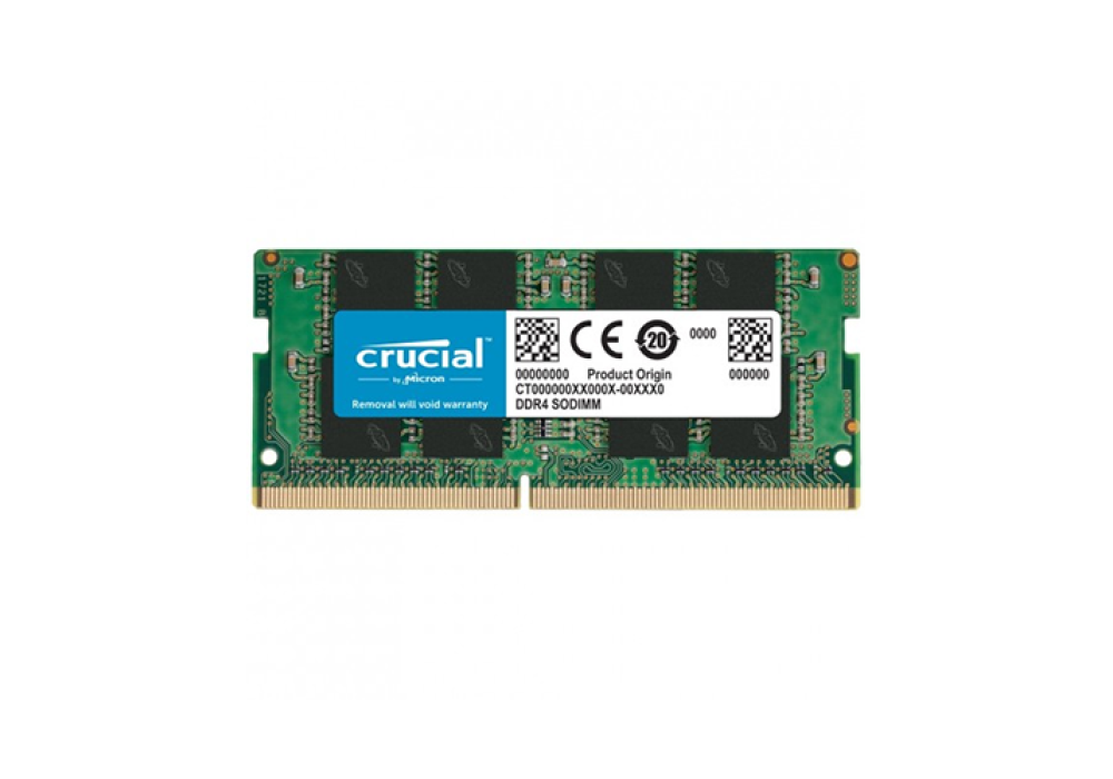 Crucial 16GB Single DDR4 3200MHz SODIMM Laptop RAM