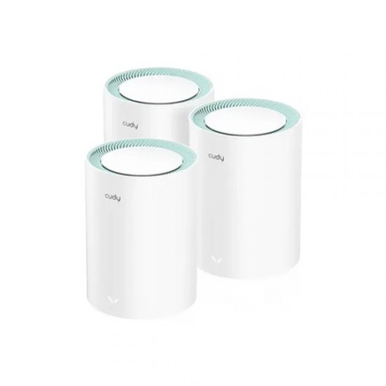 Cudy M1300 AC1200 1200mbps Gigabit Whole Home Mesh WiFi Router (3 Pack)