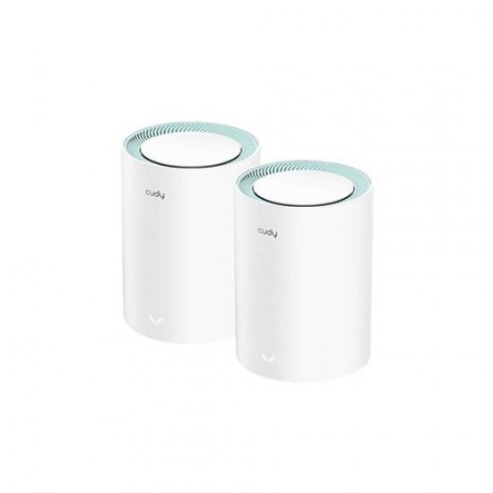 CUDY M1300 AC1200 WHOLE HOME MESH WIFI GIGABIT ROUTER (2 PACK)