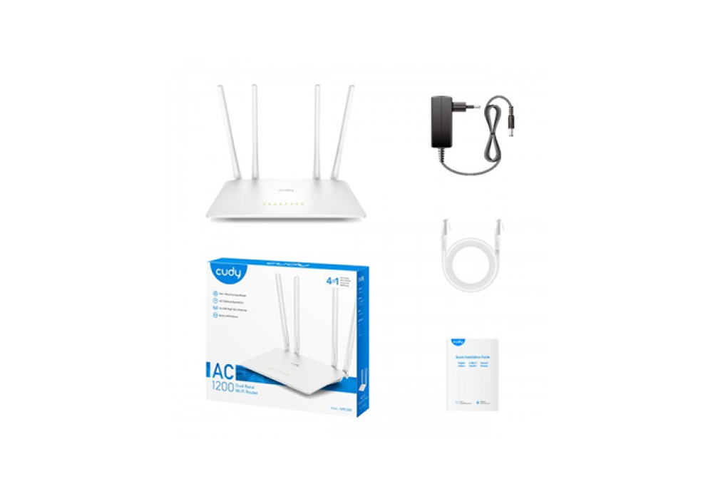 Cudy WR1200 AC1200 Dual Band WiFi Router