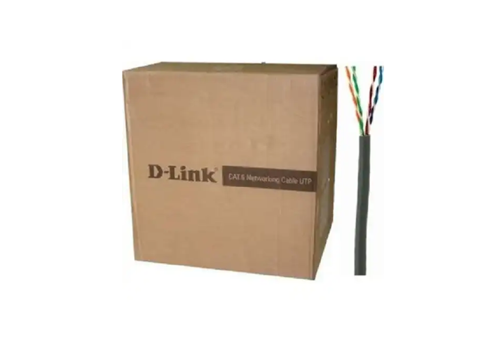 D-Link Cat 6 UTP 24AWG Cable Full Box (305 Meters)