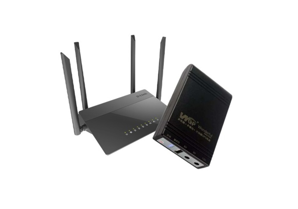 D-Link DIR-841 AC1200 4 Antena 2.4GHZ AND 5GHZ 1167Mbps MU-MIMO Wi-Fi Router And WGP Mini DC UPS Combo