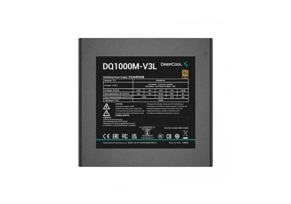 Deepcool DQ750M-V3L Full Modular 750W 80 Plus Gold Certified Power Supply 