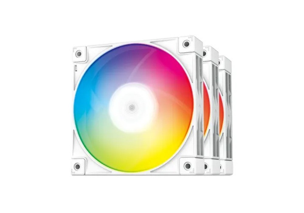 DeepCool FC120 WHITE 3-in-1 Performance 120mm ARGB PWM Case Fan