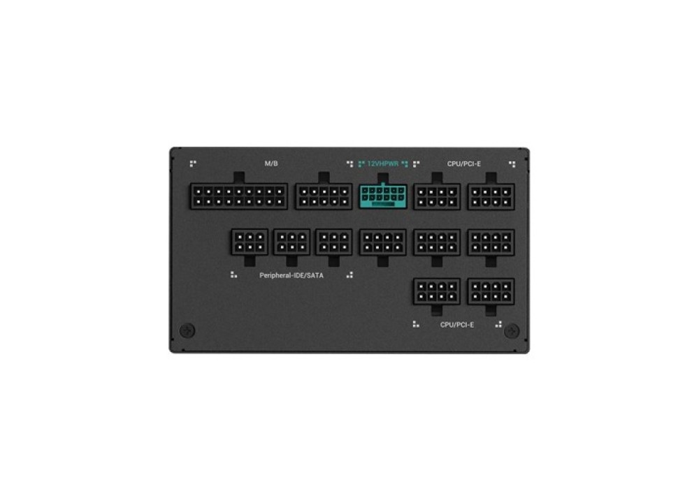 Deepcool PX1300P 1300W ATX 3.0 Full Modular 80 Plus Platinum Certified Black Power Supply