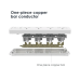 Deli ET403 Universal Hole Extension Cord 2 Pin 4 Port 3 Meter Power Strip
