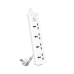 Deli ET404 Universal Hole Extension Cord 2 Pin 4 Port 5 Meter Power Strip