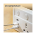 Deli ET410 2 Pin 3 Port 2 Meter Power Strip