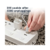 Deli ET411 2 Pin 4 Port 2 Meter Power Strip
