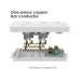 Deli ET411 2 Pin 4 Port 2 Meter Power Strip