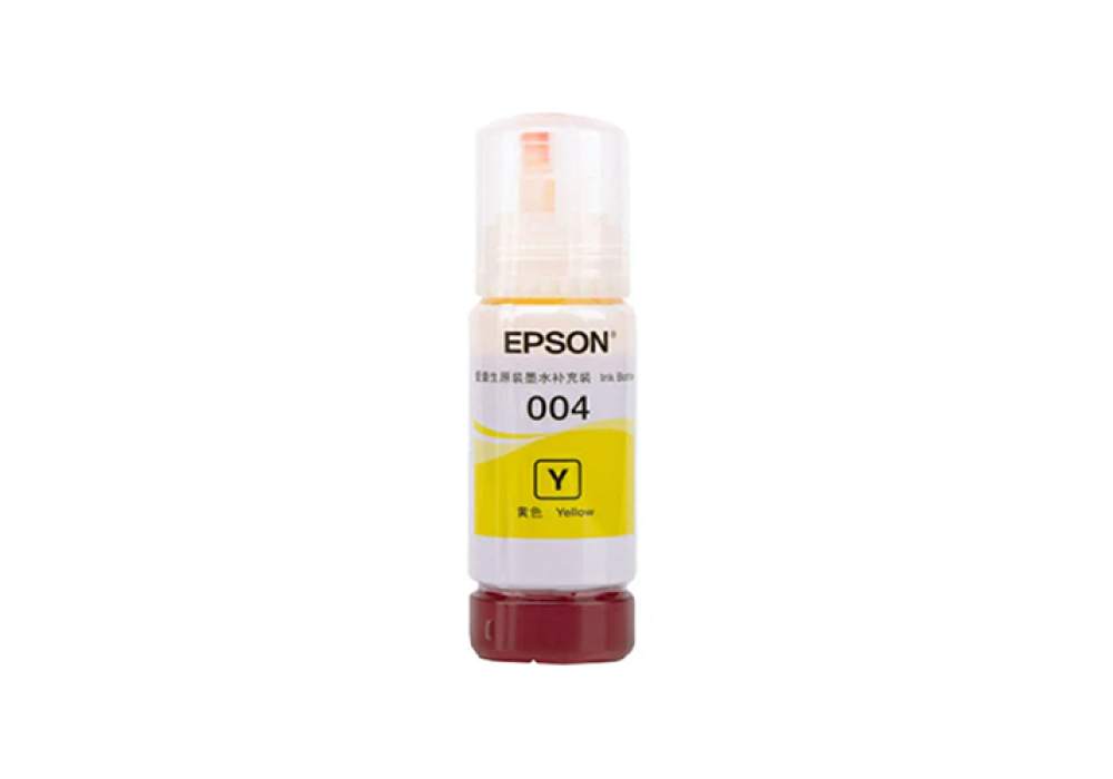 Genuine Epson 004 Yellow EcoTank Ink Bottle