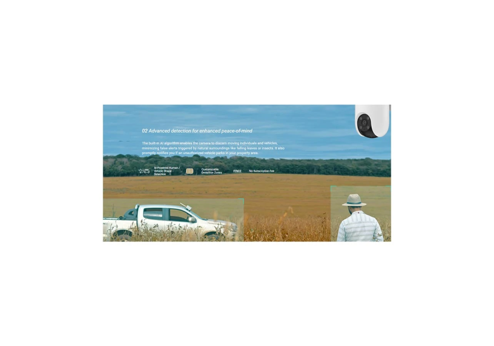 EZVIZ H8C 4G 3MP Pan & Tilt Smart Home Security Camera