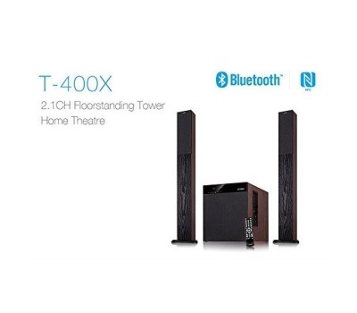 F&D T-400X Full Wooden 2.1 Tower Bluetooth Speaker