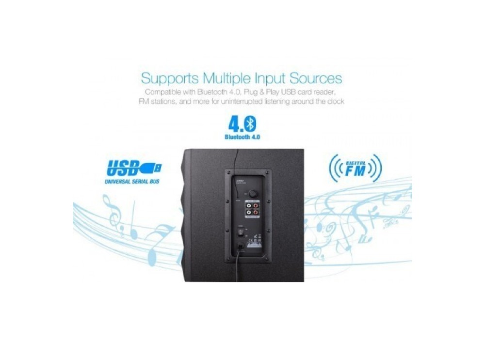 F&D A180X Multimedia Bluetooth 2:1 Speaker