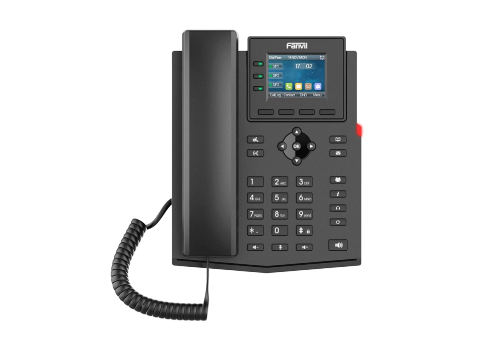 Fanvil X303P 4-SIP PoE IP Phone With Adapter