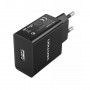 Vention 1 Port 12W USB Black Wall Charger