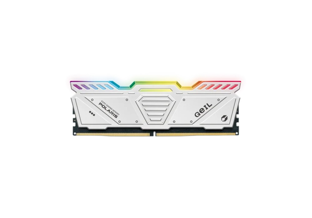 GEIL POLARIS RGB 16GB 6400MHz DDR5 WHITE DESKTOP RAM