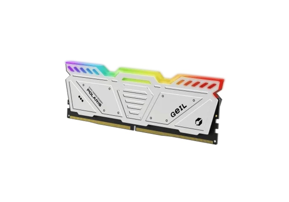 GEIL POLARIS RGB 16GB 6400MHz DDR5 WHITE DESKTOP RAM