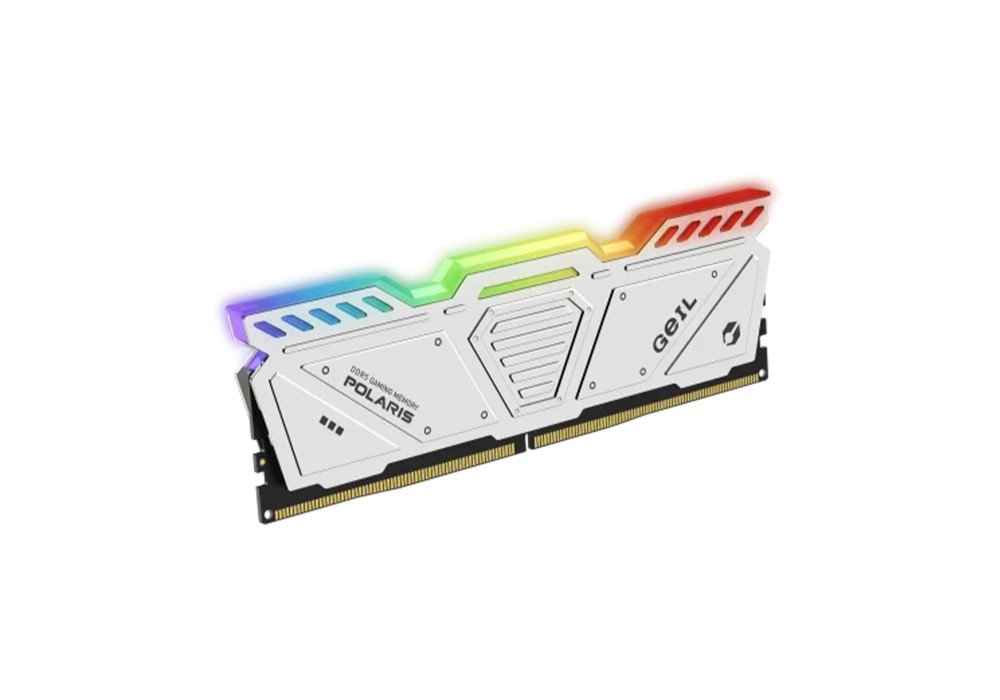 GEIL POLARIS RGB 16GB 6800MHz DDR5 WHITE DESKTOP RAM