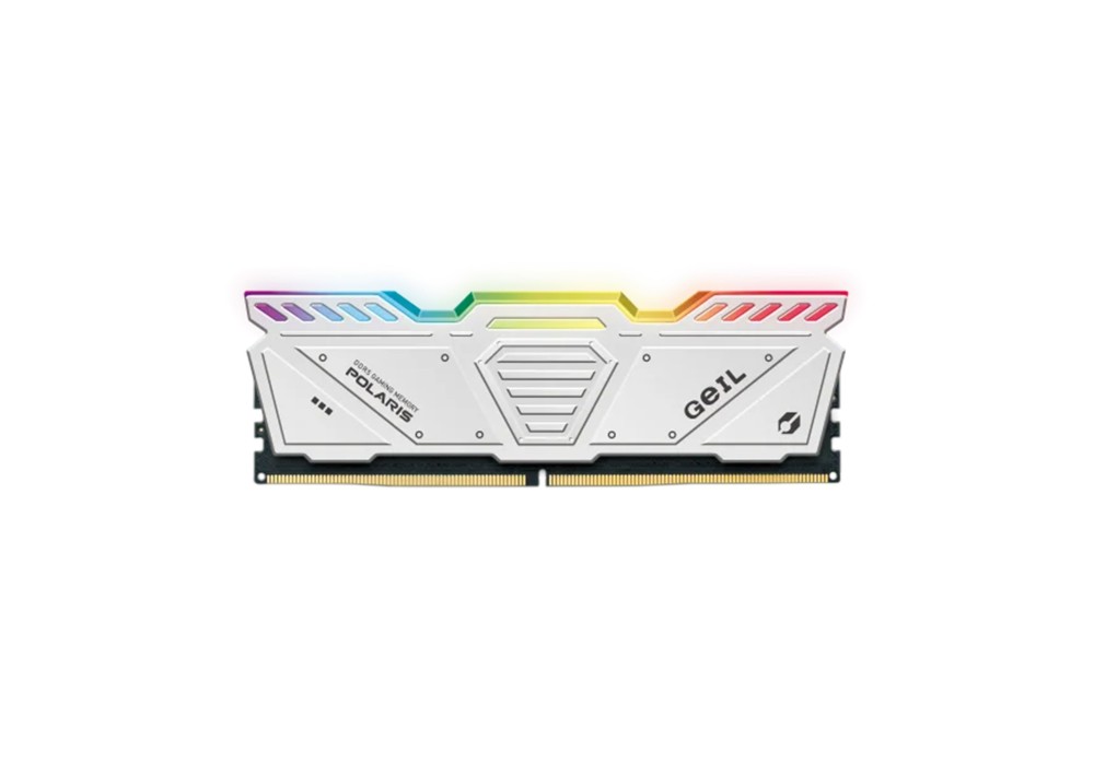 GEIL POLARIS RGB 16GB 6800MHz DDR5 WHITE DESKTOP RAM