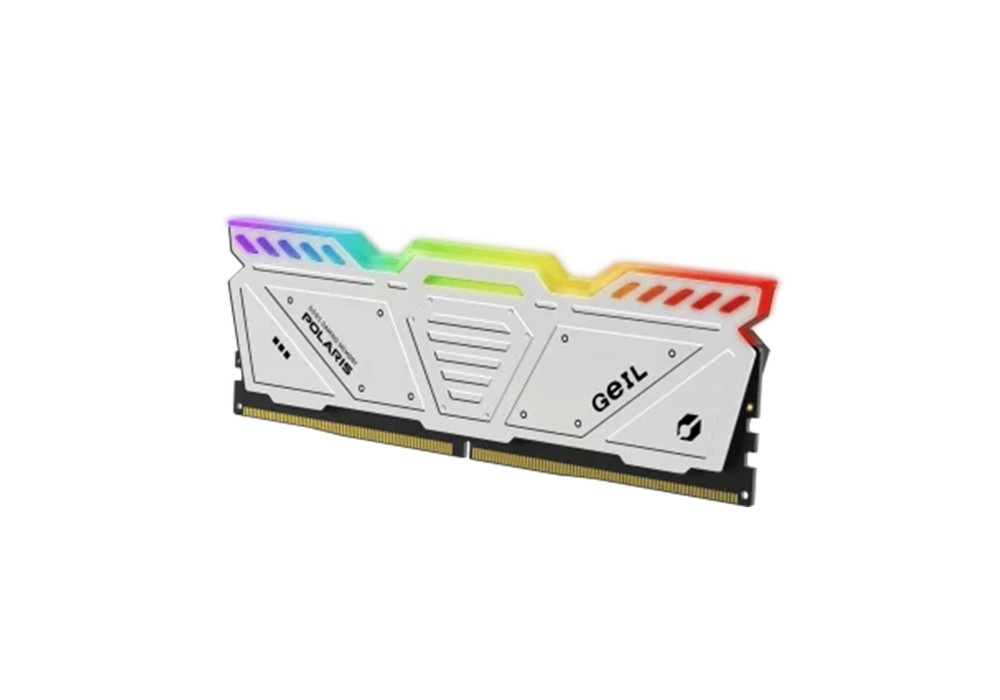 GEIL POLARIS RGB 16GB 6800MHz DDR5 WHITE DESKTOP RAM
