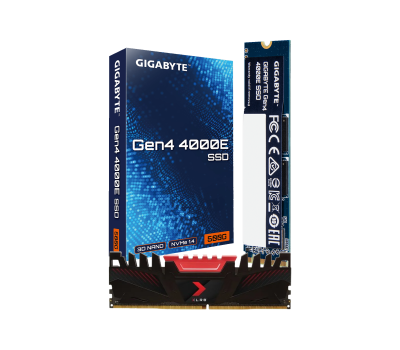 Gigabyte G440E500G SSD & PNY XLR8 Desktop RAM Combo
