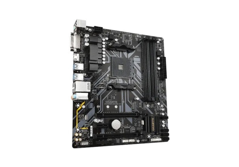 Gigabyte B450M DS3H V2 AMD AM4 Micro ATX Motherboard