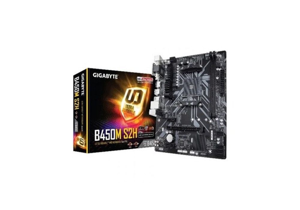 Gigabyte B450M S2H AMD AM4 Micro ATX Motherboard