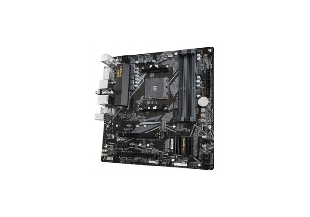 Gigabyte B550M DS3H AC Ultra Durable Micro ATX AMD Motherboard