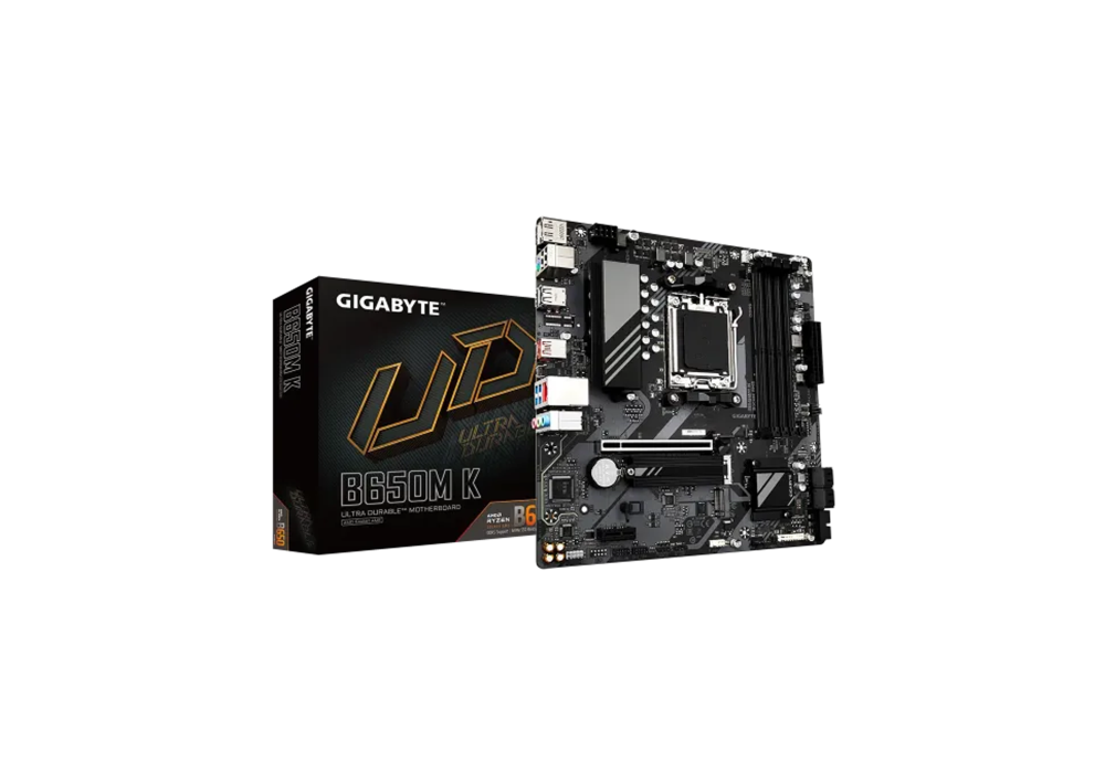 GIGABYTE B650M K AMD AM5 Micro-ATX Motherboard