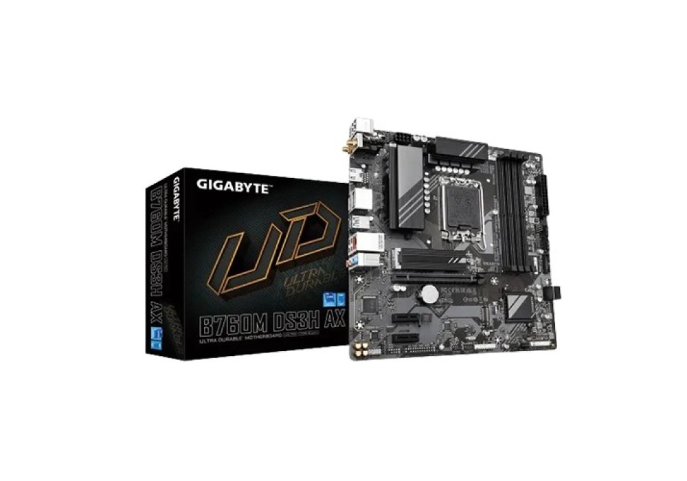 GIGABYTE B760M DS3H AX mATX Motherboard