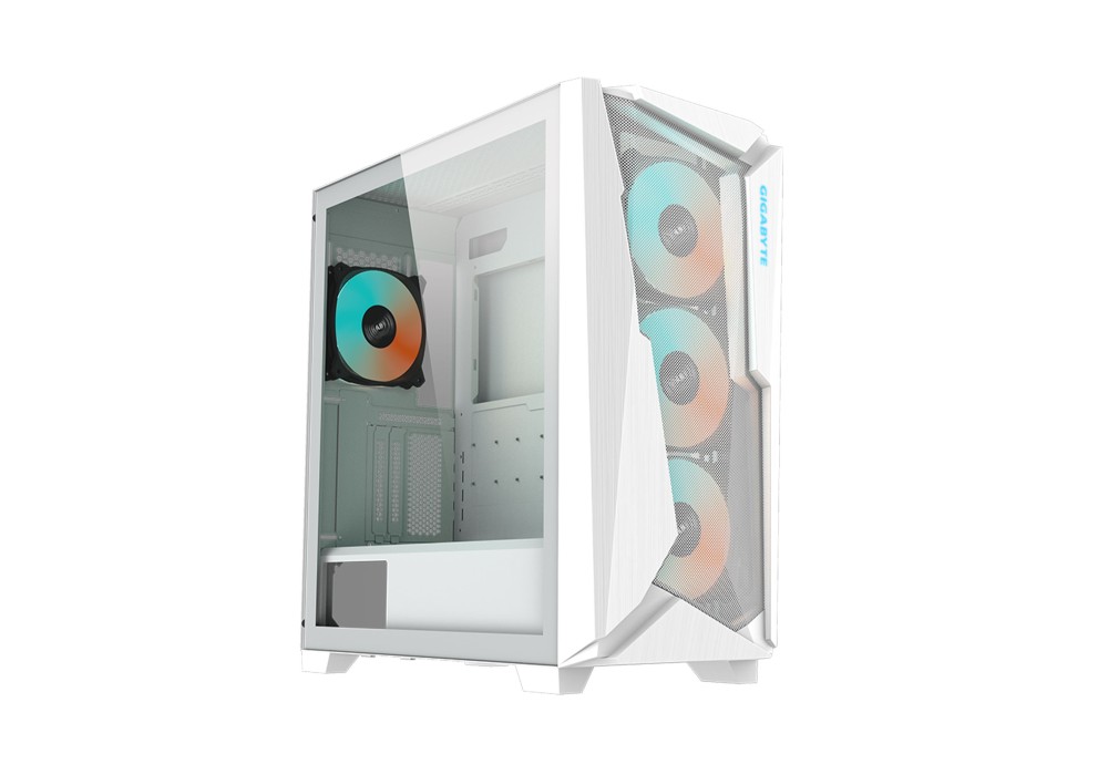 Gigabyte C301 GLASS Mid Tower White ATX Gaming Desktop Case