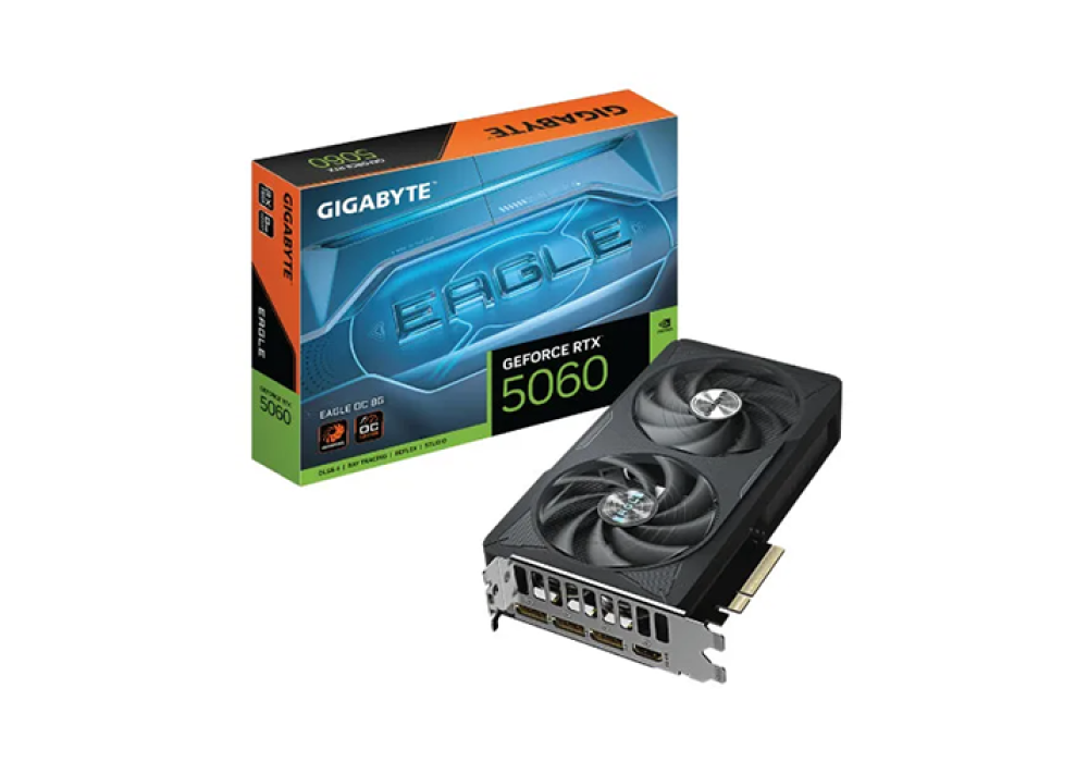 GIGABYTE GeForce RTX 5060 EAGLE OC 8G GDDR7 Graphics Card