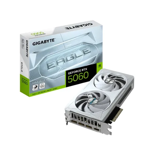 GIGABYTE GeForce RTX 5060 EAGLE OC ICE 8G GDDR7 Graphics Card